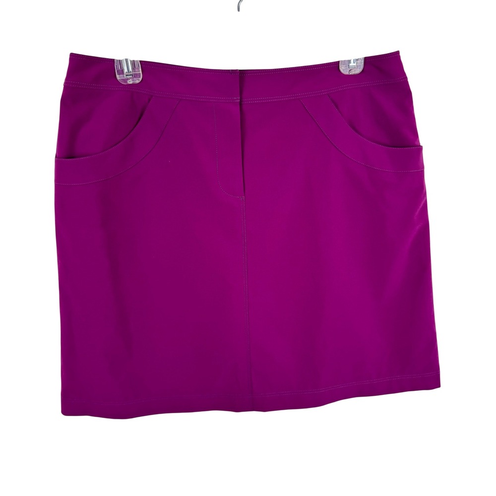 Annika Cutter & Buck Magenta Purple Golf Skort Womens Size 10 Athletic Skirt